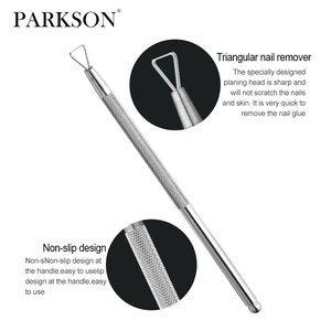 Pousse-cuticules durable en acier inoxydable, outil de soin et de nettoyage des ongles, pour éliminer les peaux mortes, outil de beauté - Product Image 4