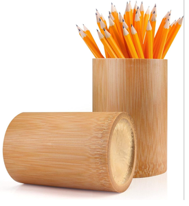 <b>Rustic</b> Wooden Pencil Holder, Fountain Pen Holder Office Stationery Pen Holder For <b>Desk</b> Organizer - Product Image 1