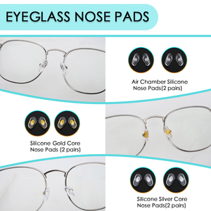 Kit de réparation de lunettes amélioré, comprenant un tournevis magnétique 5-en-1, des plaquettes de nez pour lunettes, des supports d'oreille pour lunettes et des pinces. - Product Image 3