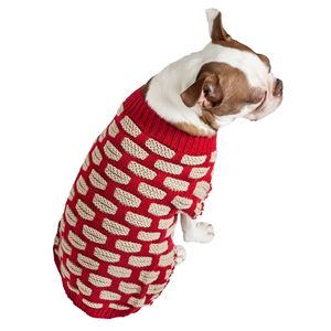 Maglione per Cani a Collo Alto a Costine di Design, Abbigliamento per Animali Domestici in Maglia Pesante Intrecciata alla Moda - Product Image 3
