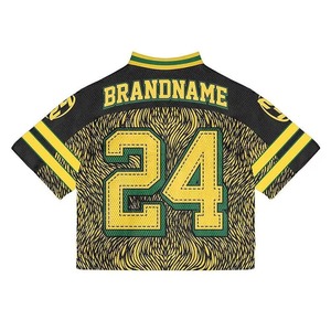 Conjunto de Jersey y Pantalones Cortos de Fútbol Americano para Hombre, Talla Grande, Personalizado, Impresión Personalizada, Malla Transpirable, Elegante, Alta Calidad OEM - Product Image 1