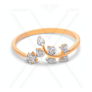 Anillo de compromiso profesional de nuevo diseño para mujer, chapado en oro de 18 quilates, moissanita Original, cuatro piedras y corte ovalado, ocasión de boda - Product Image 3