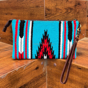 กระเป๋าสตางค์หนังแท้สุดหรูอเนกประสงค์สำหรับผู้หญิง, กระเป๋าหนังแท้สีเทอร์ควอยส์ - Product Image 4