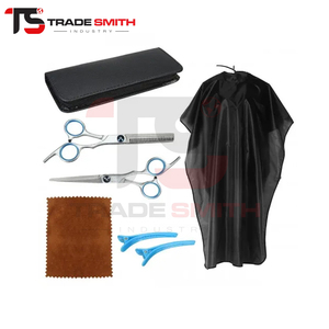 Ensemble de ciseaux de coiffure professionnels de 6 pouces pour la coupe et l'éclaircissement des cheveux, personnalisables - Product Image 2