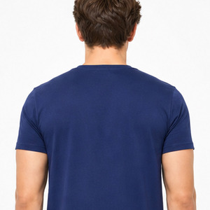 Camiseta de algodón lisa para hombre, color, talla y tela personalizables, disponible OEM ODM, fabricante de ropa, camiseta de algodón premium para hombre - Product Image 6