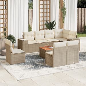 Conjunto de Sofás de Jardín Color Beige - Product Image 1
