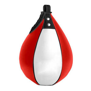 Ballons de frappe et de vitesse professionnels en cuir autoportants pour l'entraînement de boxe, option suspendue avec sac de rangement - Product Image 3