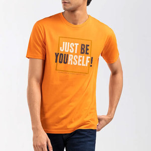 เสื้อยืดคอตตอนพรีเมียมสำหรับผู้ชาย ขายส่ง เนื้อผ้านุ่ม ระบายอากาศดี แขนสั้น คอกลม สไตล์ลำลอง รับสกรีนโลโก้ ผลิตแบบ OEM ODM - Product Image 5
