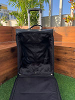 Sac à roulettes de voyage en cuir repoussé pour cheveux unisexe sur bagage à main floral en cuir de vache véritable valise à roulettes de luxe durable