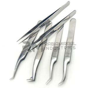 Outils de greffe de cils de haute précision RMI, 9 types, pinces à cils en acier inoxydable antistatiques pour artistes en cils - Product Image 3