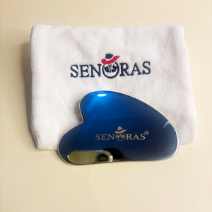 Herramienta Facial y Corporal Profesional Kansa Gua Sha para Mujeres |   Masajeador Natural Antienvejecimiento Reafirmante de la Piel |   OEM y Marca Privada - Product Image 3