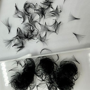 ขนตาปลอมสำเร็จรูปขายดีที่สุด เส้นใยสังเคราะห์ 10D/14D/16D/20D  แบบ C/CC/D/DD Curl  ยาวเป็นธรรมชาติ สีดำด้าน - Product Image 1