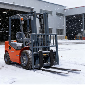 מלגזה דיזל 4 טון למחסני לוגיסטיקה, גובה הרמה 3000 מ\\\"מ, מלגזת נגד משקל 3.5 טון זמינה להתאמה אישית - Product Image 1