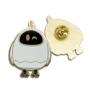 Badge métallique sur mesure 3D en or et argent, badges métalliques personnalisés pour chapeau, portefeuille, uniforme - Product Image 1