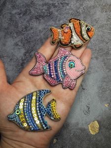 Broche de Lujo Bordado con Cuentas, Hecho a Mano, Decorativo para Mujer, Accesorio Elegante para Abrigo, Vestido, Sombrero, Bolso, Modelo MD HANDICRAFTS - Product Image 5