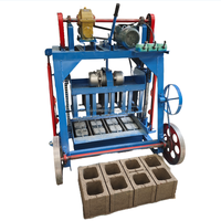 Machine à fabriquer des briques autobloquantes portables pour blocs de pavage creux en ciment