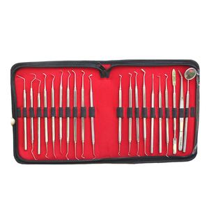 Kit de 24 instruments dentaires manuels en acier inoxydable pour laboratoire, ensemble de modelage de cire, spatules de mélange, kit pour technicien de laboratoire - Product Image 3