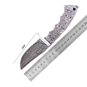 Lames vierges professionnelles en acier Damas de haute qualité pour fabricants de couteaux, fabrication de lames pleines longueurs (Full Tang) - Product Image 6