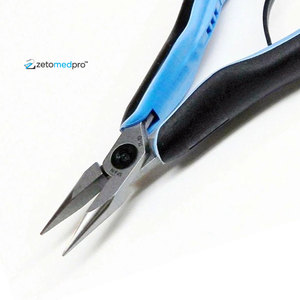 Alicates de Punta de Cadena de Acero Inoxidable de Súper Calidad con Mangos Micro-Touch y Resorte Biológico, Herramienta para Fabricación de Joyas BY ZETOMED PRO - Product Image 2