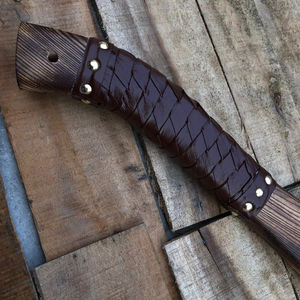 Hacha Vikinga de Acero al Carbono Hecha a Mano, Nuevo Diseño, Mango de Madera ASH, Personalizada, para Exteriores - Product Image 3