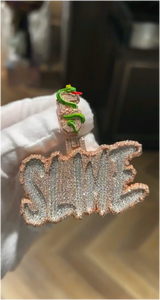 จี้เพชรทรงกลมแบบฮิปฮอปสุดหรู CONCEPTION Iced Out  ทำจากเงินแท้ 925 ประดับเพชร VVS มอยส์ซาไนต์ พร้อมตัวอักษรแบบสั่งทำพิเศษ - Product Image 6