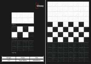 Azulejos de Pared de Cerámica con Acabado Brillante de Lujo para Interiores, 300X600MM, 12X24 Pulgadas, Solución Decorativa Elegante para Espacios Contemporáneos - Product Image 3