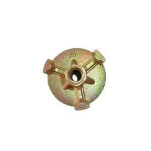 Tuerca de Anclaje de Encofrado de Tres Alas Galvanizada de Diseño Moderno de 0.44 kg con Varilla Roscada de 10/12 mm para Andamios Eficientes - Product Image 1