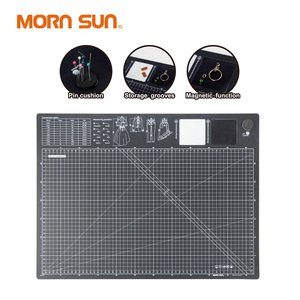 Alfombrilla DE TRABAJO DE PVC de sastre para acolchar y manualidades Superficie antideslizante de 5 capas con alfileres de almacenamiento y función magnética - Product Image 2