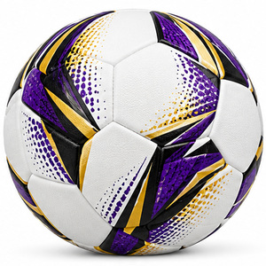 Ballon de football personnalisé pour l'entraînement, les matchs, les équipes sportives, durable, fabricant OEM ODM, fournisseur en gros, nouveau design - Product Image 2