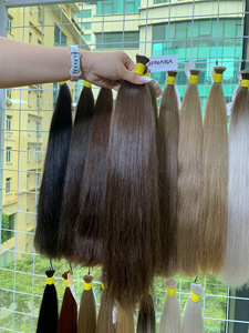 ผมต่อเวียดนามแท้คุณภาพสูง 100 กรัม แบบตรง/หยิกตรง/ลอนธรรมชาติ เย็บสองชั้นด้วยเครื่องจักร - Product Image 6