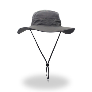 Casquette de pêcheur unisexe personnalisée avec logo brodé, protection anti-UV, vente chaude, pour homme, pour la plage, chapeau de pêcheur - Product Image 1