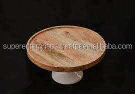 ที่วางเค้กผลไม้ไม้อะคาเซียแบบย้อนยุคสไตล์ญี่ปุ่นมาใหม่ถาดตกแต่งที่ใช้ในครัวเรือนโต๊ะวางโชว์เค้ก - Product Image 2