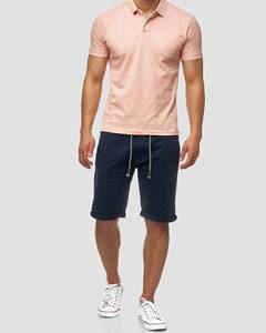 เสื้อโปโลผ้าฝ้ายธรรมชาติแบบเรียบง่ายสำหรับผู้ชาย / เสื้อโปโลแขนสั้นผู้ชายออกแบบแบรนด์ของคุณเองได้ - Product Image 3