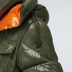 Chaqueta Acolchada de Plumón Personalizada de Alta Calidad para Hombre, Chaqueta de Burbujas Transpirable con Forro de Piel de Oveja, Chaqueta Sublimada - Product Image 5