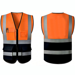 Chaleco de Seguridad Multifuncional Transpirable de Alta Visibilidad con Logotipo Personalizado, con Bolsillos Reflectantes, Unisex, de Poliéster - Product Image 3