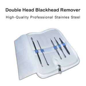 Kit de 5 Herramientas para Extraer Puntos Negros y Espinillas, Uso Facial, Servicio OEM con Logotipo Personalizado Disponible, Extractor de Granos, Belleza Personal - Product Image 3