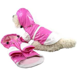 Adjustable <b>PVC</b> Waterproof Two-Tone Pet Raincoat Premium Pet <b>Clothes</b> - Product Image 2