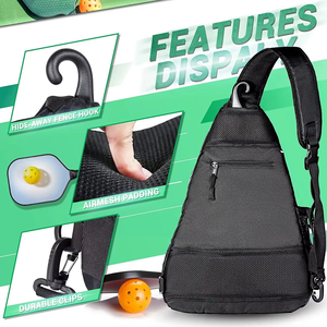 Bolsa de Transporte para Raqueta de Pickleball y Tenis, Ajustable, de Cuero PU, para Hombre y Mujer, Venta al Por Mayor OEM 2026, Directo de Fábrica - Product Image 6