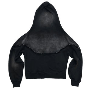 Sudadera con capucha extragrande con cremallera completa, 100% algodón polar con estampado gráfico, corte regular - Product Image 2
