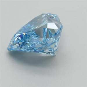 Diamant de laboratoire bleu intense fantaisie, taille cœur, pour bague ou pendentif, destiné à la création de bijoux. - Product Image 6