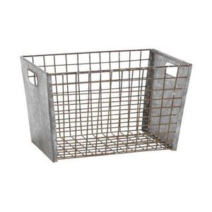 Cesta de Almacenamiento de Alambre Metálico Naranja, Diseño Geométrico, Organizador Multiusos - Product Image 3