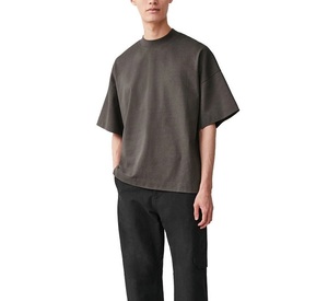 Camiseta de Hombre de Calidad Premium, Corte Holgado, Hombros Caídos, Cuello Redondo, Tejido de Punto Largo, Transpirable y Ecológico - Product Image 4
