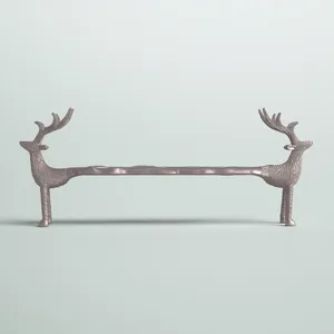Metal <b>Square</b> Shape Candelabra Christmas Home Decoration Freestanding - Product Image 1