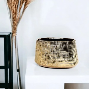 Contemporary Brass Tabletop <b>Vase</b> Handmade Decorative Piece For Home Decor - Product Image 2