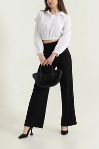 Splendid <b>Women's</b> Autumn Solid Boardwalk Jogging <b>Trousers</b> Eco-Friendly <b>Plus</b> <b>Size</b> High Quality Wholesale 2 in 1 Drawstring - Product Image 5