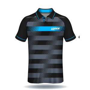 Polo Deportivo Estampado para Hombre, Poliéster y Elastano, Absorbente de Humedad, Elástico, para Golf, Tenis, Ropa Deportiva, Logotipo Personalizado, OEM, Venta al Por Mayor - Product Image 5