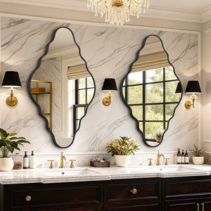 Sheesham Wood wooden wall mirrors and mirror <b>frames</b> OEM Custom Wholesale | Aqdus Saleem India - Product Image 3