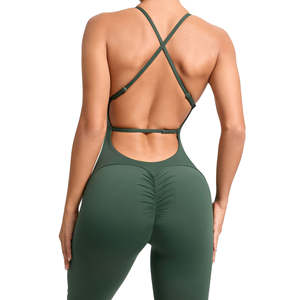 Combinaison ajustée originale la plus vendue pour femmes, respirante, tendance été, avec logo personnalisé - Product Image 3