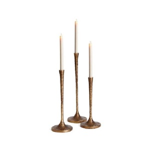 New Arrival Antique <b>Candlestick</b> Holder Indoor And Outdoor Home Decoration Metal Aluminum Pillar For Weddings & Party - Product Image 3