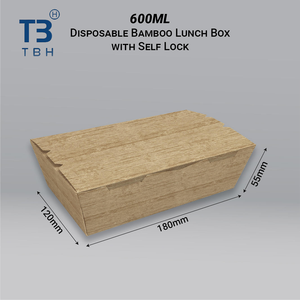 Boîte à lunch en papier kraft de qualité supérieure, fournisseur Malaisie, 600ml 900ml, conteneur rectangulaire pour stand alimentaire, café, événement, fête - Product Image 4